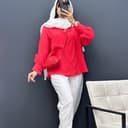  شومیز مانتویی وال کد 6965