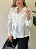 شومیز وارداتی flora کد 8262