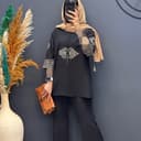 مانتو مازراتی پولک دوزی کد 6885