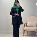 مانتو کتی مشکی کد 7150