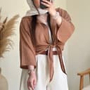 شومیز گره ای صدف7951
