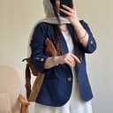 کت یقه آرشال  تک دکمه کد 7976