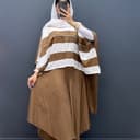 ست پانچ و دامن شلواری کد 6979