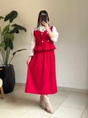 ست جلیقه و دامن یلدایی کد 8095