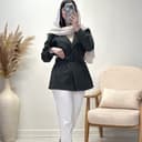 بارونی ژیله دار کوتاه کد 7117