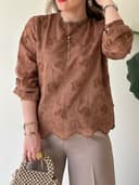 شومیز وارداتی پروانه کد 8194