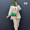 مانتو لینن خامه دوزی کد6913