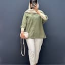 شومیز لینن کد 6998