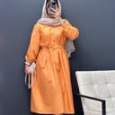 پیراهن کمر چین کد 6962