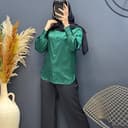 شومیز ساتن ابریشمی کد 6875
