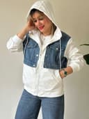 بارونی ترکیبی کلاهدار کد 8279