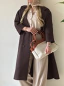 مانتو بلند آستین پاکتی کد 8118