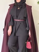 کت یقه انگلیسی برش دار کد 8099