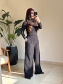 شلوار بگ مخمل کد 8084